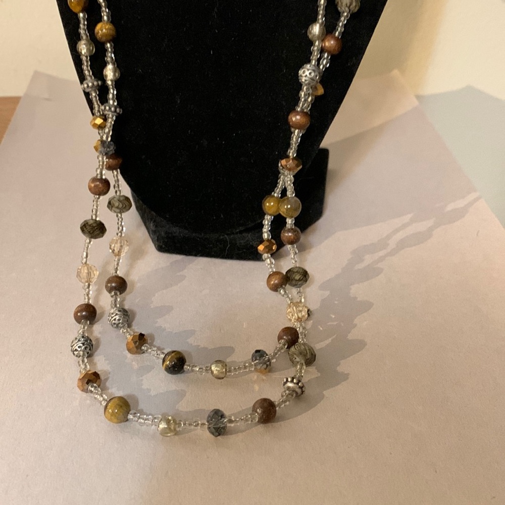 Gorgeous vintage necklace, jewelry, 54”